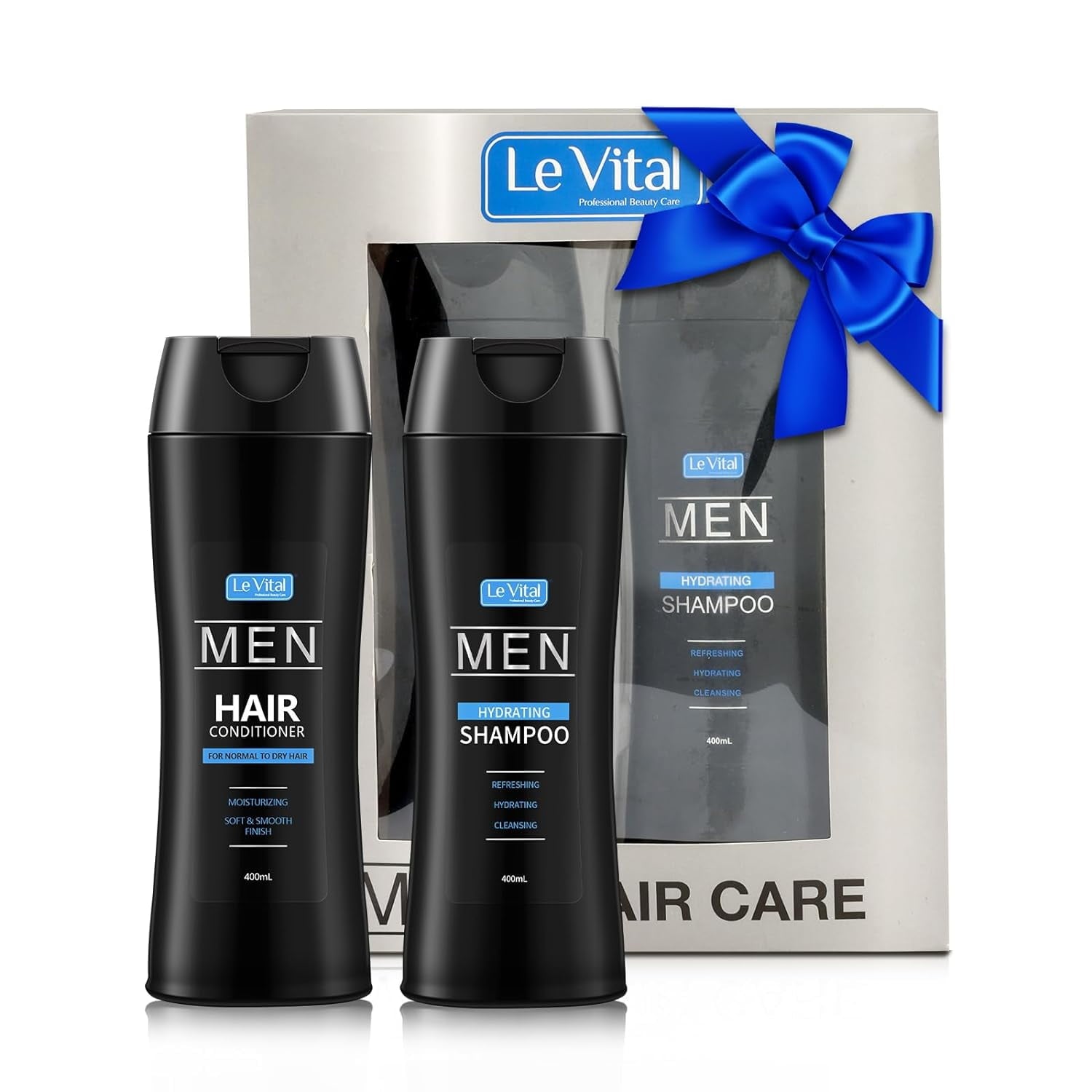 Le Vital Men's Moisturizing Shampoo and Moisturizing Conditioner Set