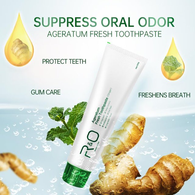 R&O Ginger Mint Toothpaste, 3.53 oz - Removes Dental Plaque, Relieves Oral Discomfort, Enhances Oral Health, Maintains Fresh Breath - A Miracle for Oral Hygiene&nbsp;