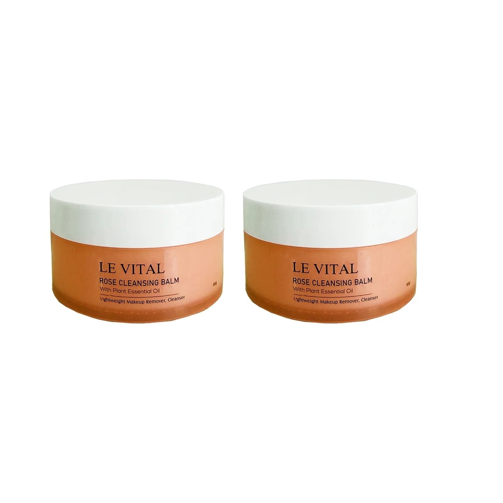 LE VITAL Chamomile Cleansing Balm with Plant Essential Oil,Lightweight Makeup Remover Cleanser,2 Pieces,90gx2
