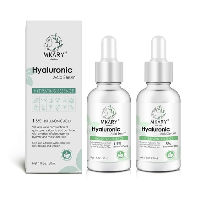 Beautifier Life Hyaluronic Acid Serum,1.5% Quintuple Hyaluronic Acid,Deep Moisturizing,1 fl oz/30ml,2 Pcs