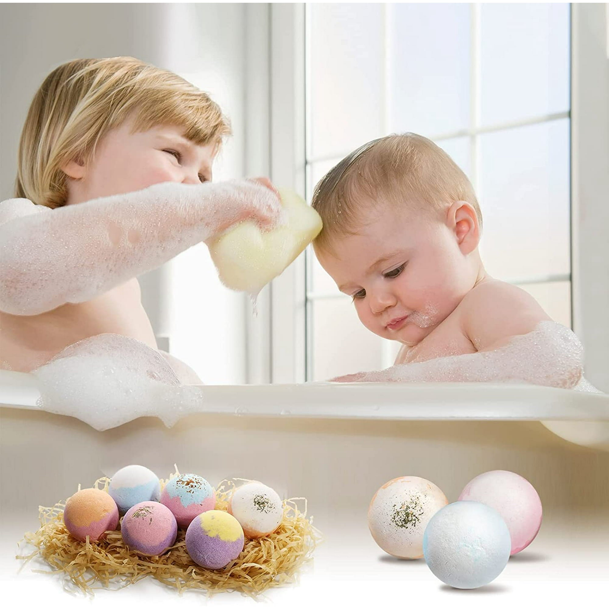 Beautifier Life Bath Bombs Gift Set,Bubble Bath Kit with 6 Scents,Great Gift for Unisex